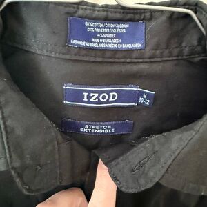 Izod Black Long sleeve Shirt